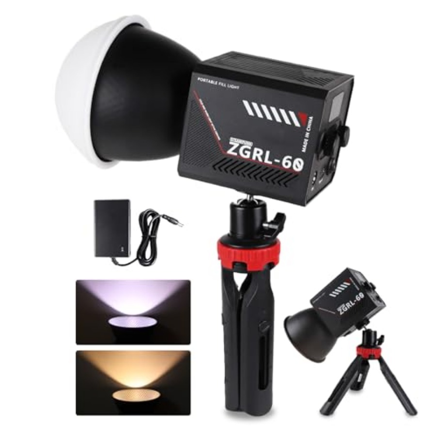 Photography Videos - 60W COB LED 비디오 조명, 휴대용,