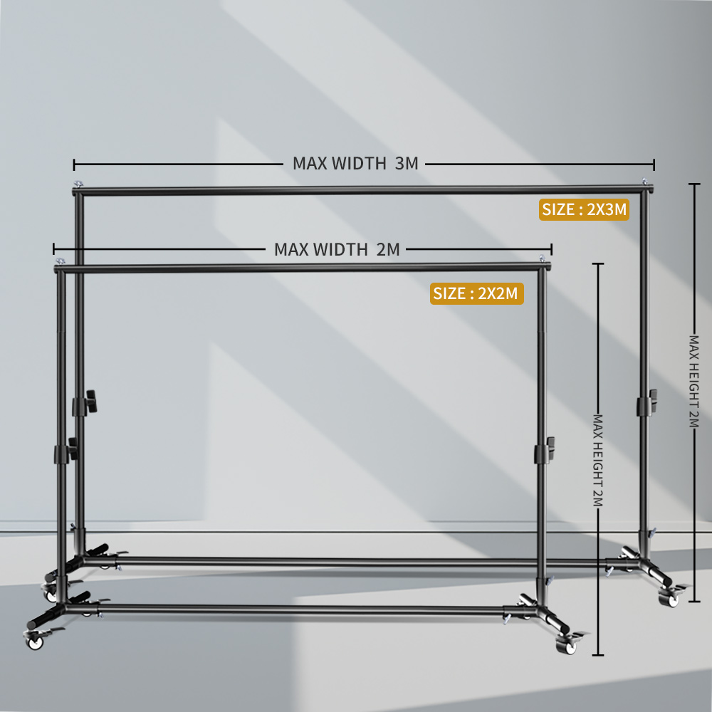 Backdrop Stand Kit - SH 2X2M / 2X3M 배경 스탠드