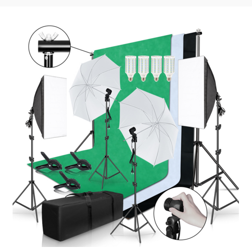 Backdrop Stand Kit - 골드셀러 풀세트 사진 촬영 키트 포토
