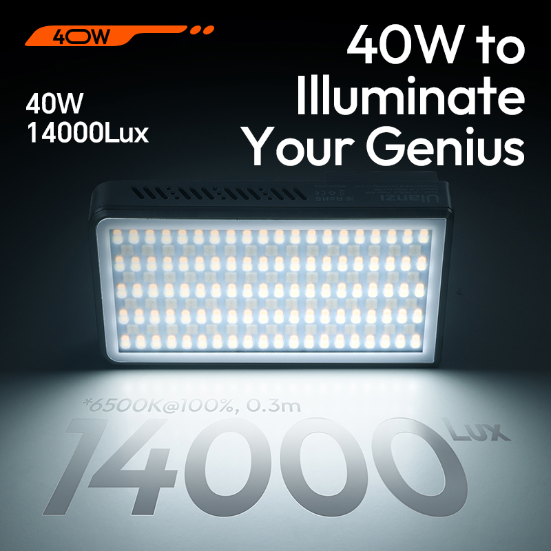 울란지 P40 Bi |   P40 RGB 40W LED - Photography Videos 리뷰 및 가격