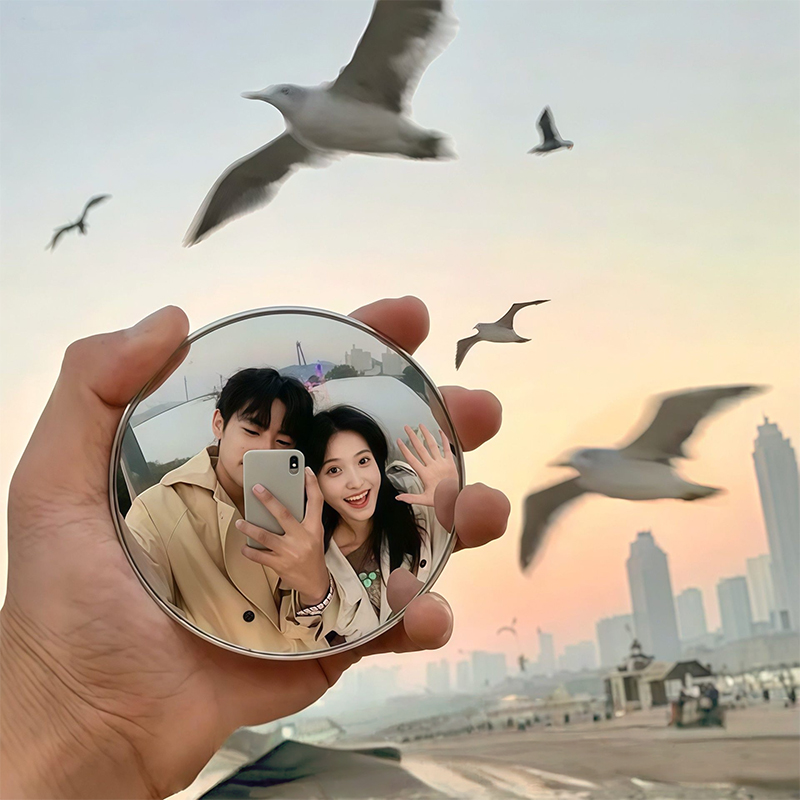 휴대용 여행 핸드헬드 셀카 거울 솔로 여행용 반사 볼록 - Photography Solo 리뷰 및 가격