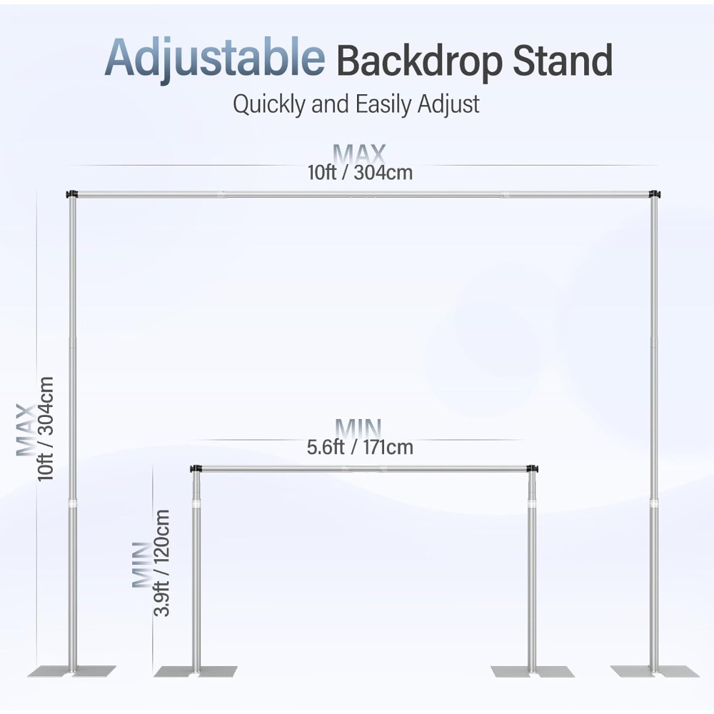 미국 배송 헤비듀티 10x10피트 백드롭 스탠드 조절  - Backdrop Stand Kit 리뷰 및 가격