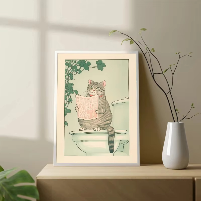 욕조 속의 프레임리스 고양이 일본 빈티지 클래식 호랑이 - Photography Angle 리뷰 및 가격