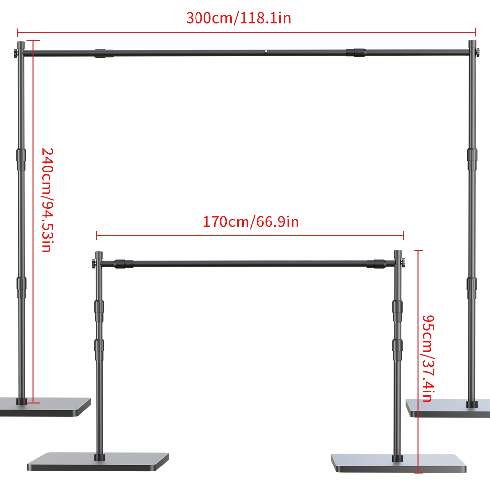 2.4X3M 헤비 듀티 배경막 스탠드 사진 배경 지원  - Backdrop Stand Kit 리뷰 및 가격