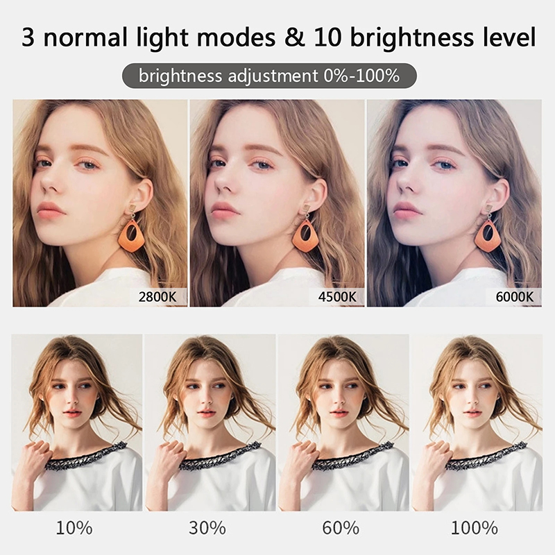 10 인치 LED Selfie 링 라이트 서클 필 라이 - Photography Videos 리뷰 및 가격