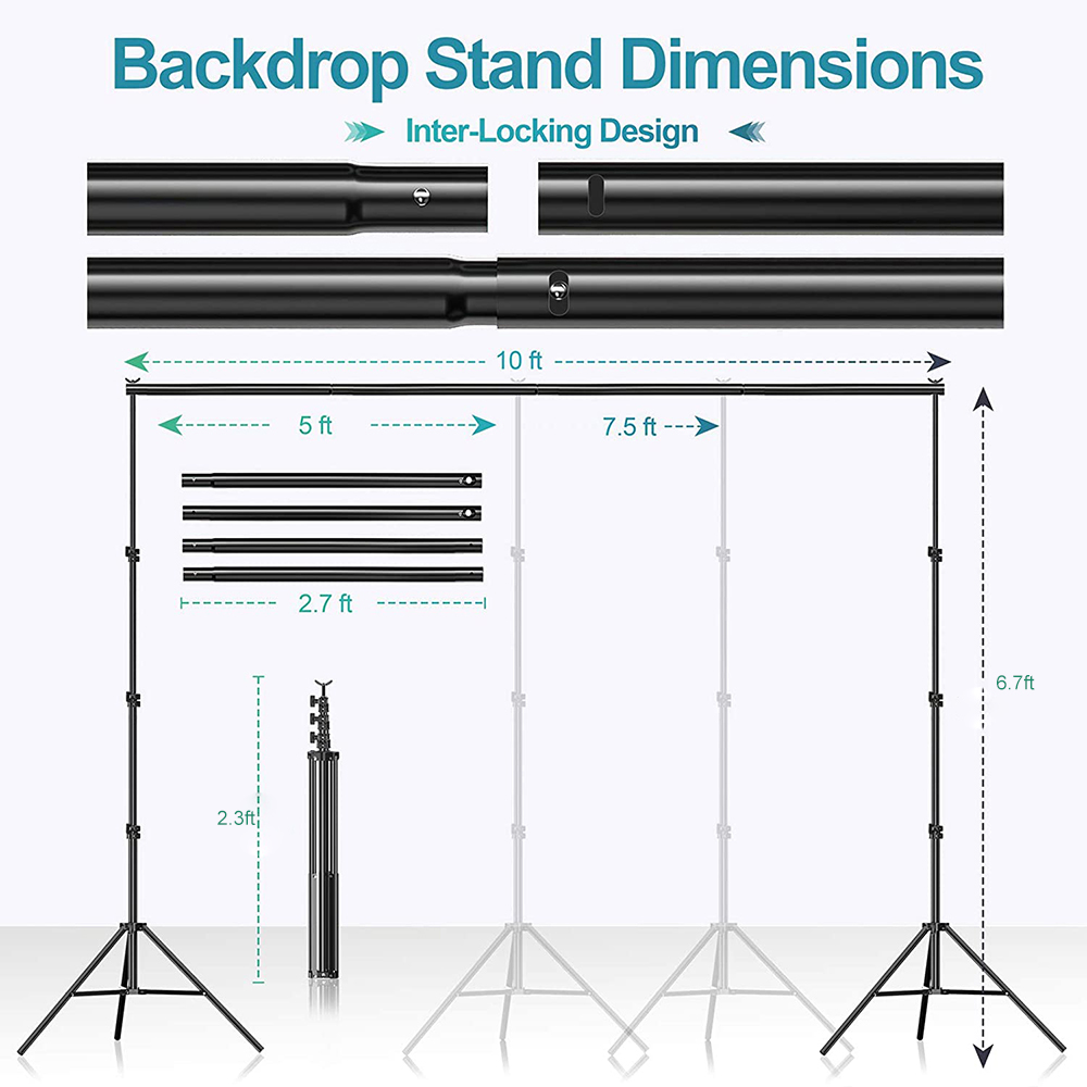 비용 효율적인 사진 스튜디오 장비 세트에는 배경 스탠드 - Backdrop Stand Kit 리뷰 및 가격