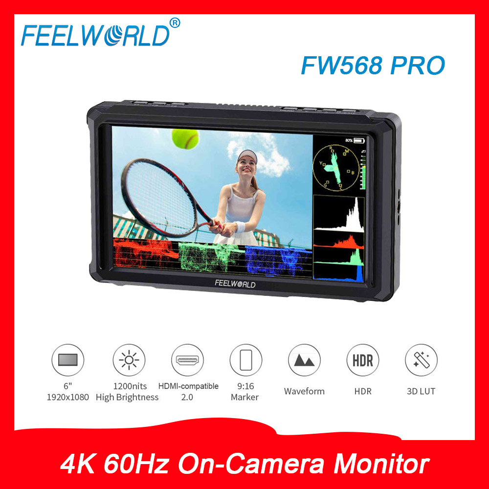 FEELWORLD FW568 PRO 온카메라 모니터 4 - Photography Pro 리뷰 및 가격