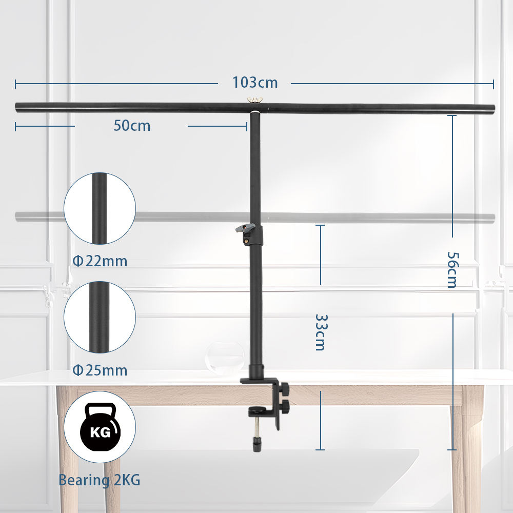 조정 가능한 작은 책상 T 자형 삼각대 스탠드 배경 배 - Backdrop Stand Kit 리뷰 및 가격