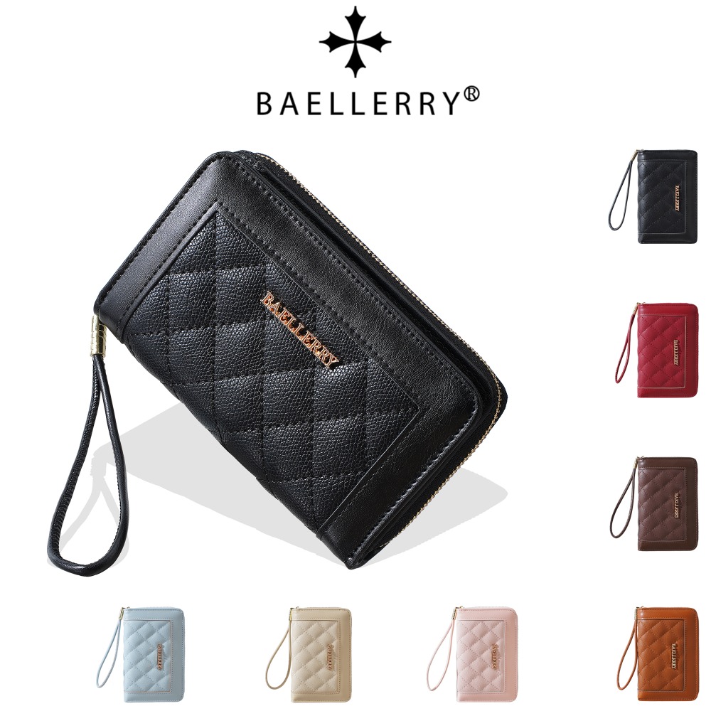 Baellerry 여성용 긴 지갑 Pu 가죽 지갑 격자 - Photography Ideas 리뷰 및 가격