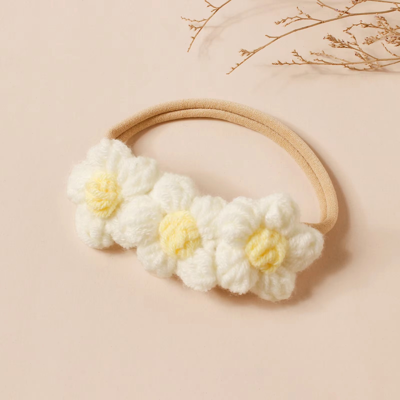 3pcs 양모 꽃 아기 머리띠 슈퍼 소프트 크로 셰 뜨 - Photography Still Life 리뷰 및 가격