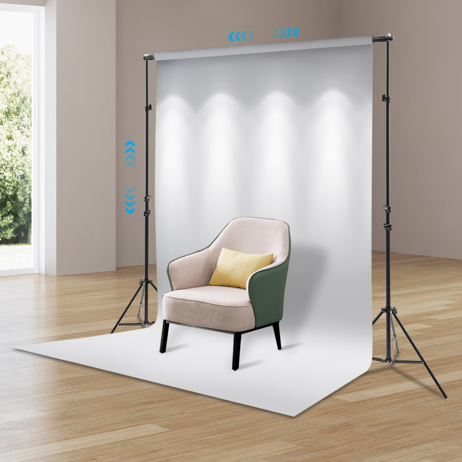 사진 배경 스탠드 키트, 스튜디오, 웨딩 및 제품 사진 - Backdrop Stand Kit 리뷰 및 가격