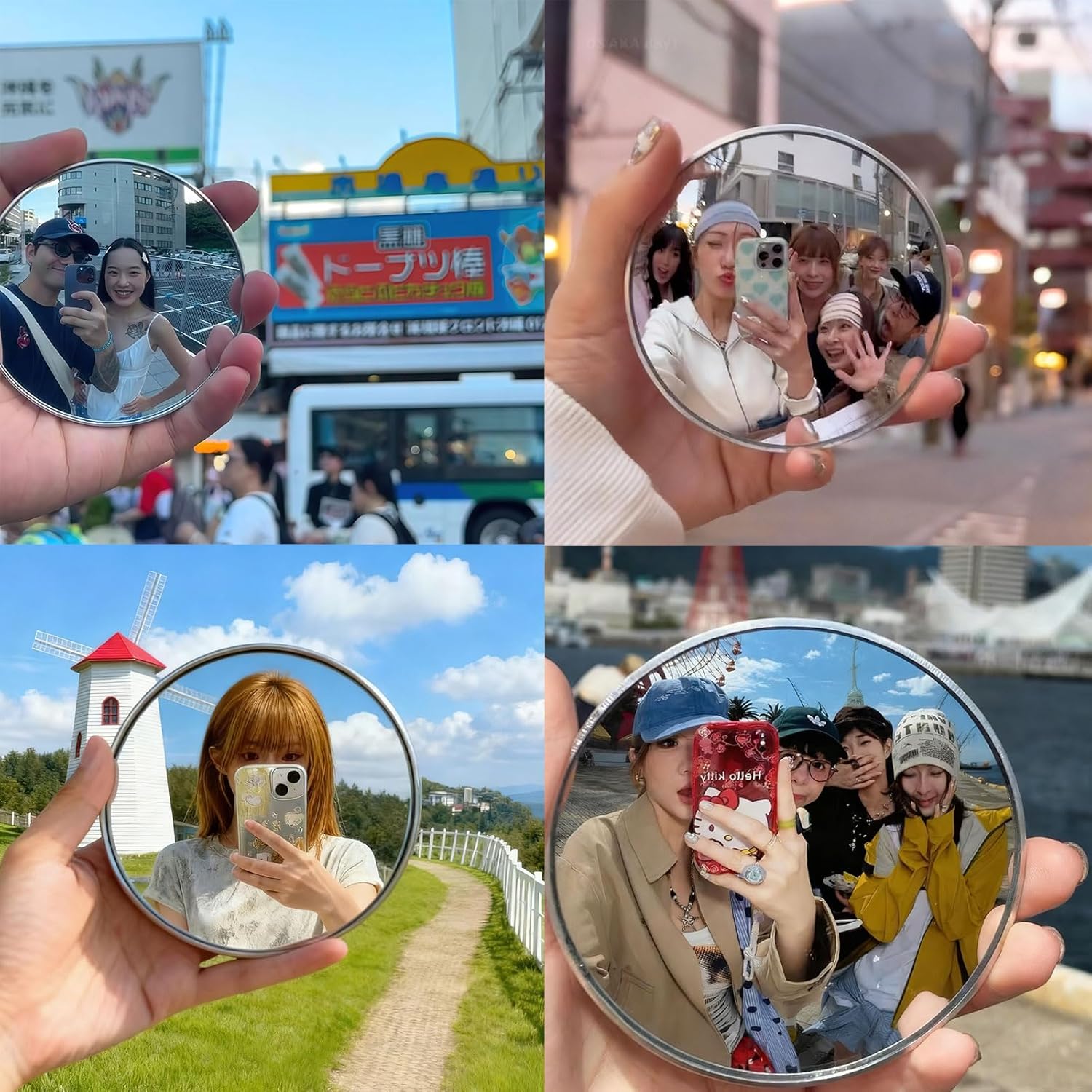 휴대용 여행용 핸드헬드 셀카 거울 솔로 여행 INS 반 - Photography Solo 리뷰 및 가격