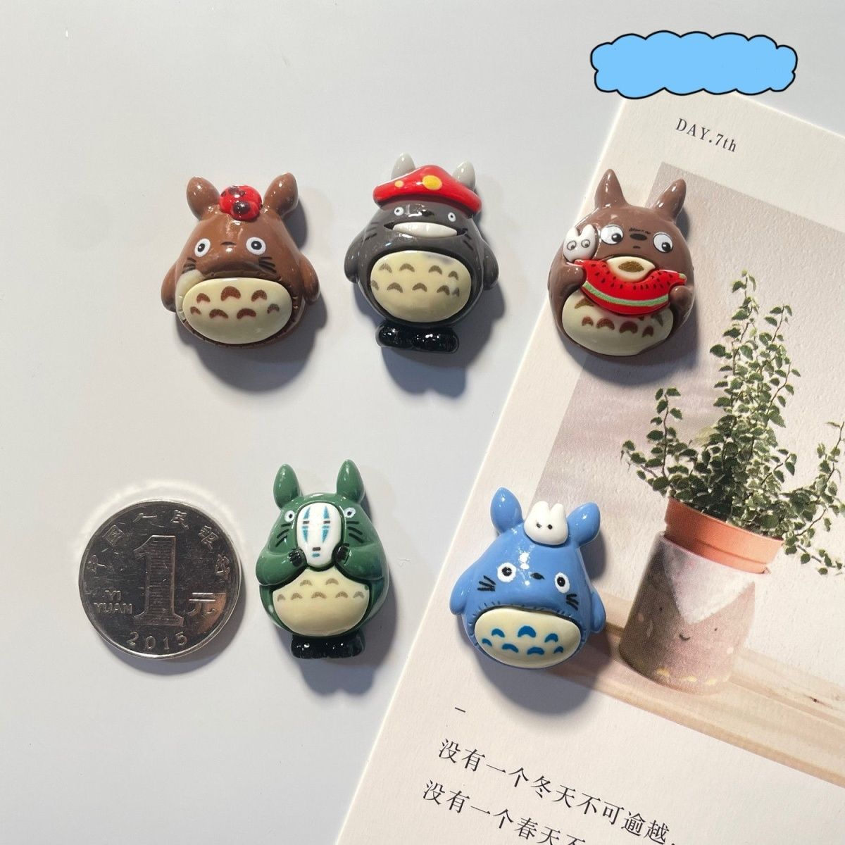 토토로 애니메이션 레진 냉장고 자석 귀여운 만화 캐릭터 - Photography Ideas 리뷰 및 가격